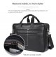 Leather Handbag Briefcase Napa Leather Comfortable Texture Men's Real-leather Bag