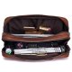 Multifunctional Leather Men's Business Briefcase