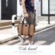 Canvas Shoulder Messenger Bag Men's Business Handheld Briefcase