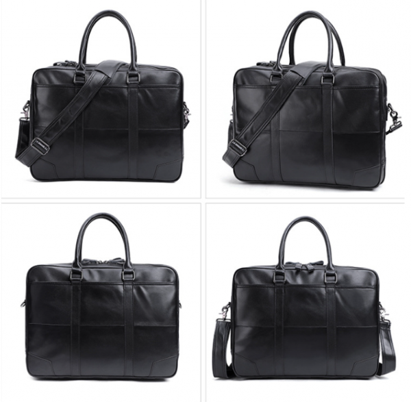 Leather Men's briefcase